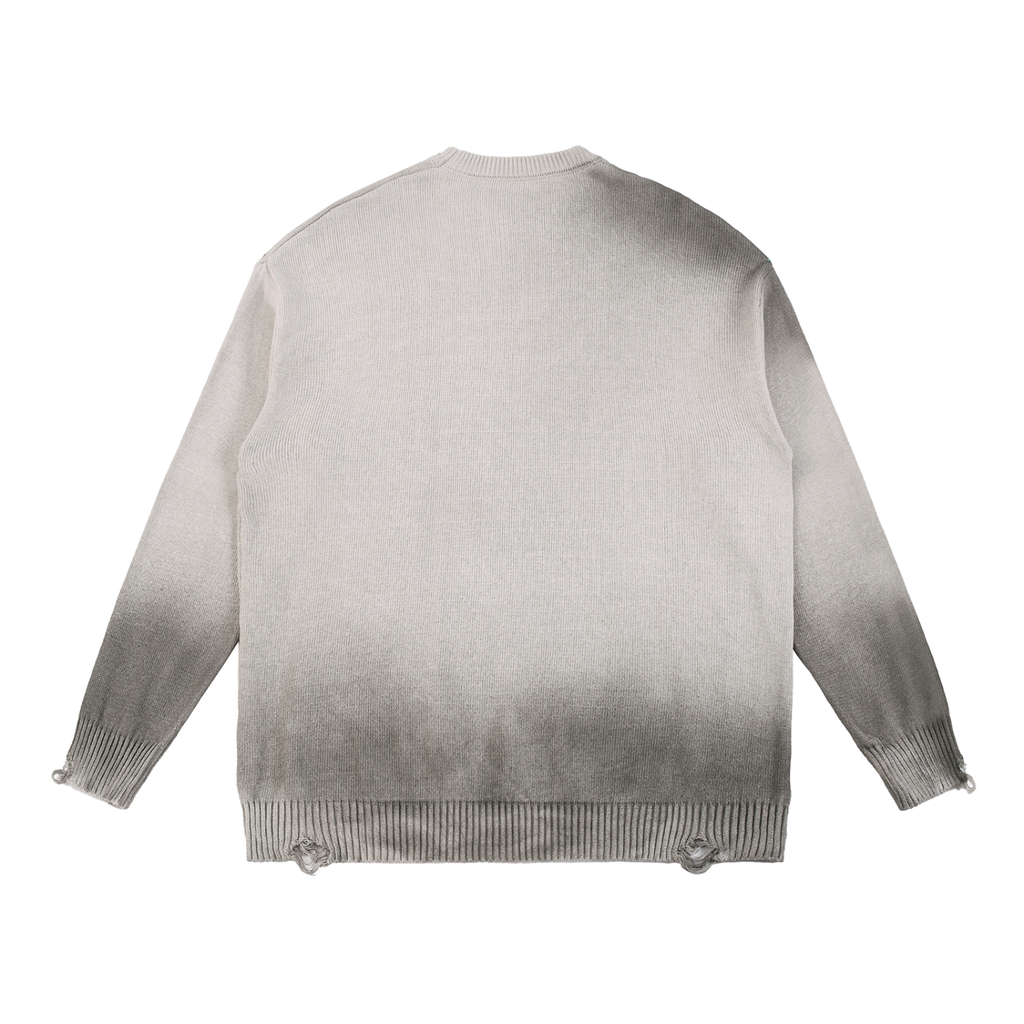 SUNFADE DISTRESSED SINNER SWEATER