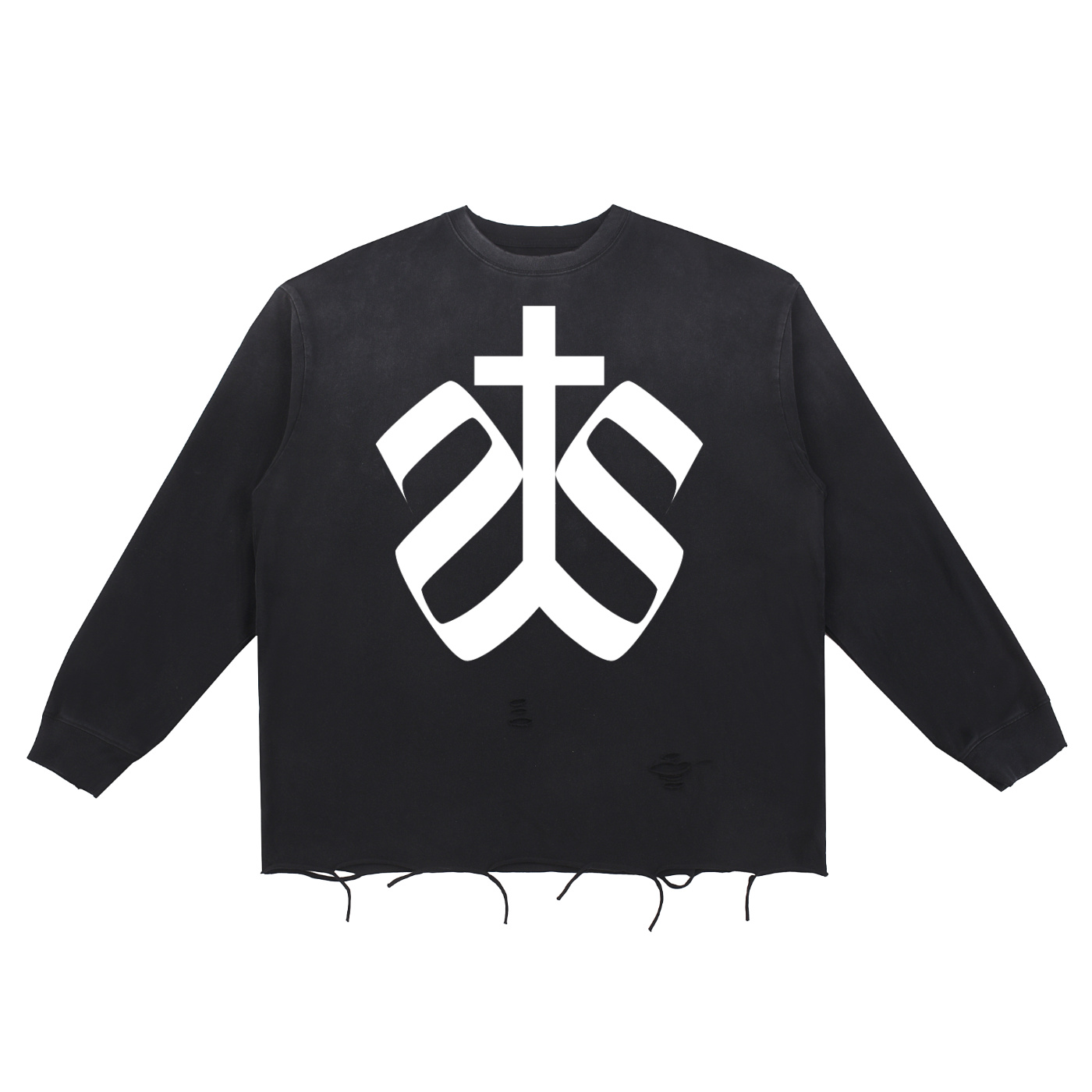 Ripped long T SACREDSINNER