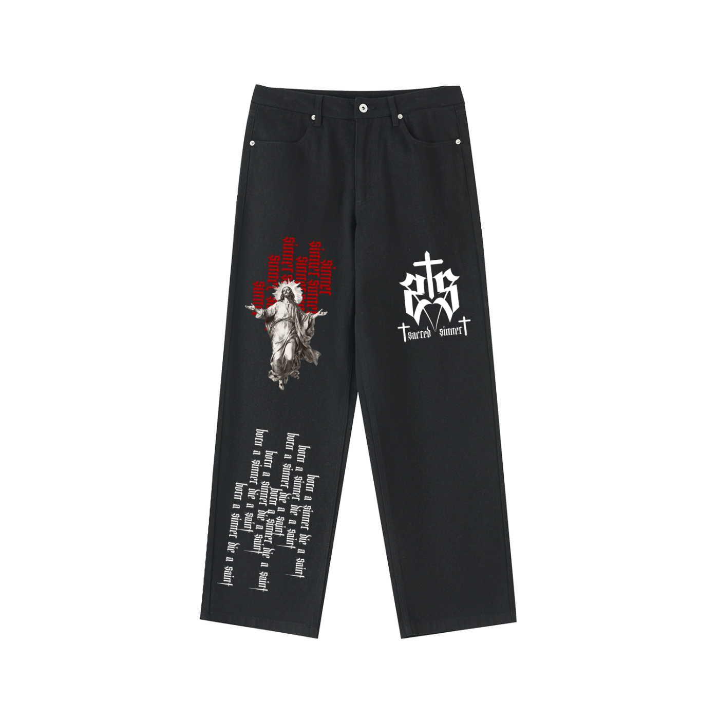 SACRED SINNER TROUBLE STRAIGHT LEG