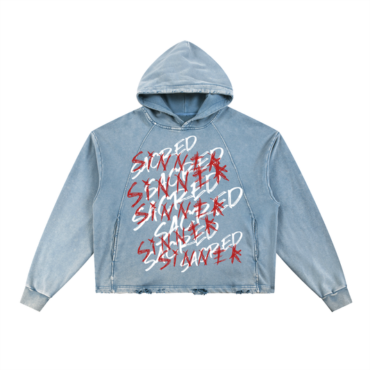 Vintage Washed SINNER Hoodie
